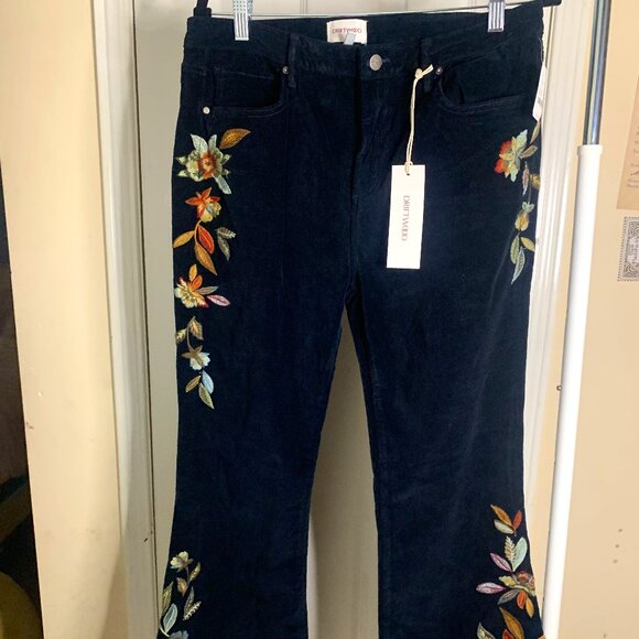 NWT Free People Corduroy Bootcut Pants - Picture 1 of 5